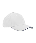 EarthAware® classic organic cotton 6-panel cap – sandwich peak