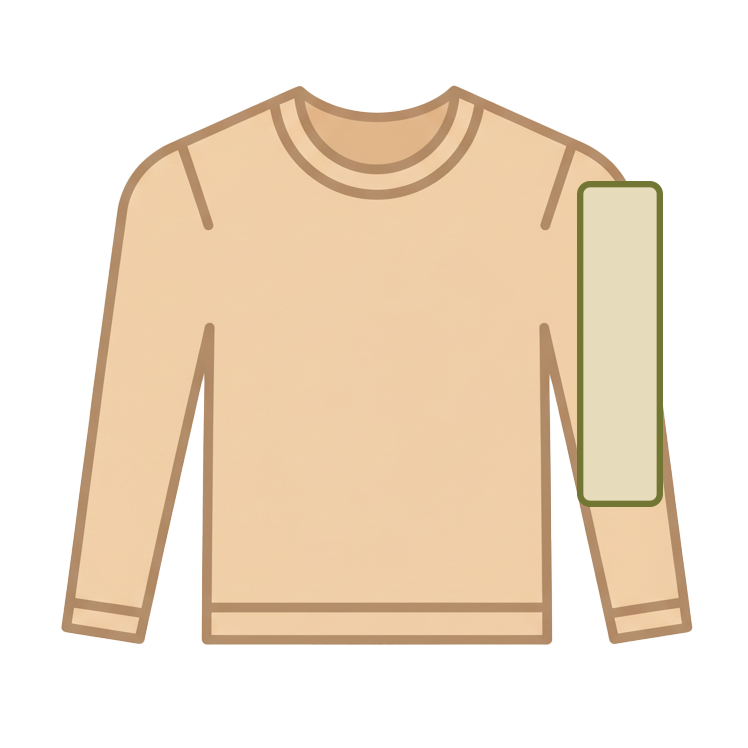 Printed Sleeve Print - large (max. 400x100mm) from £1.60-£3.80